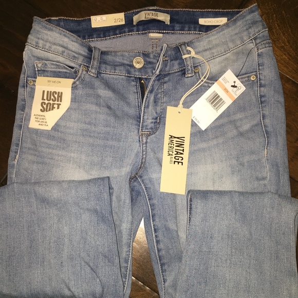 Vintage America Boho Crop Jeans - Picture 6 of 8